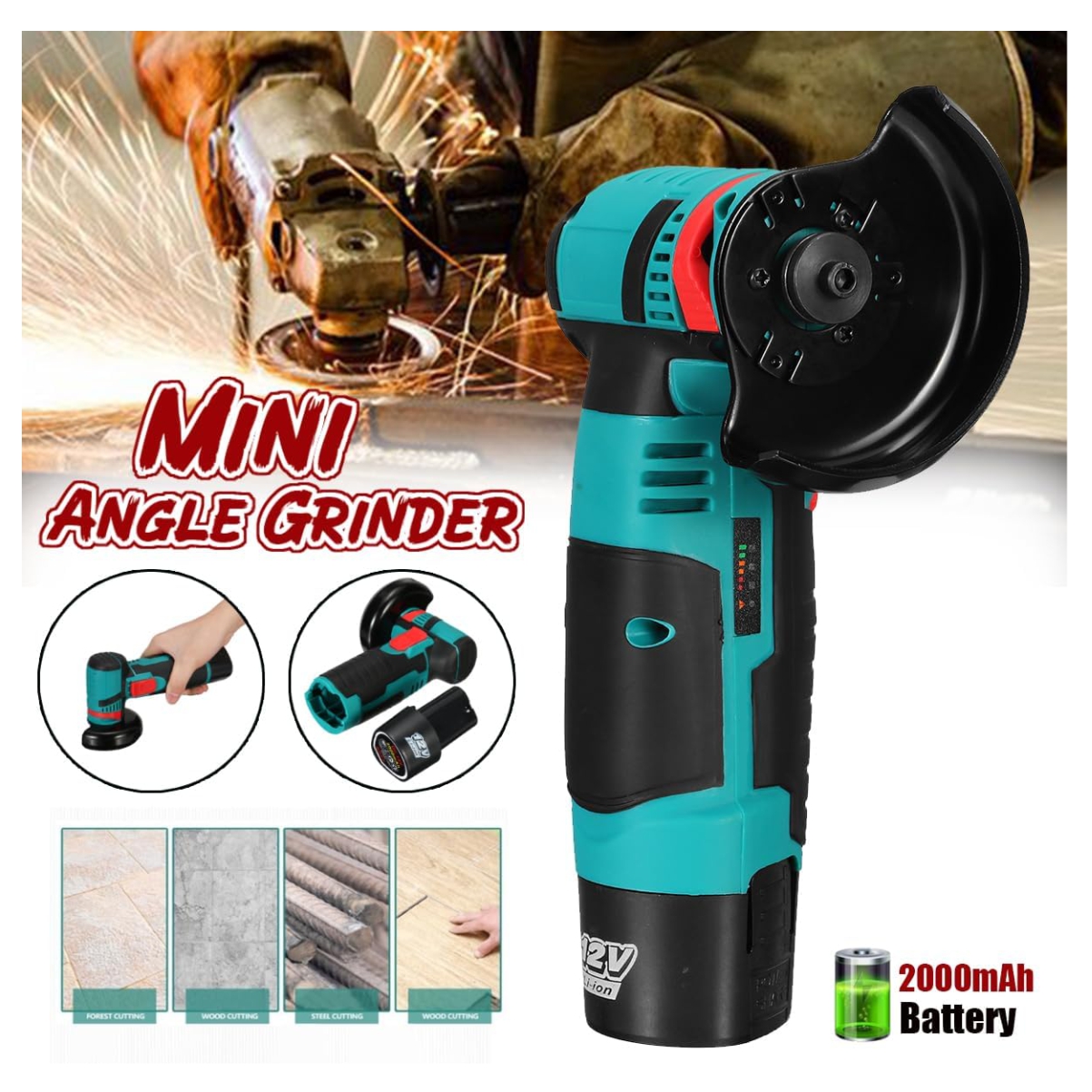 Miniatura 6 de Pulidora inalámbrica 12V con Maletin